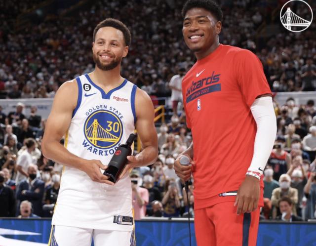 星空体验-勇士取得季前赛首胜 老将低迷 怀斯曼闪耀东京